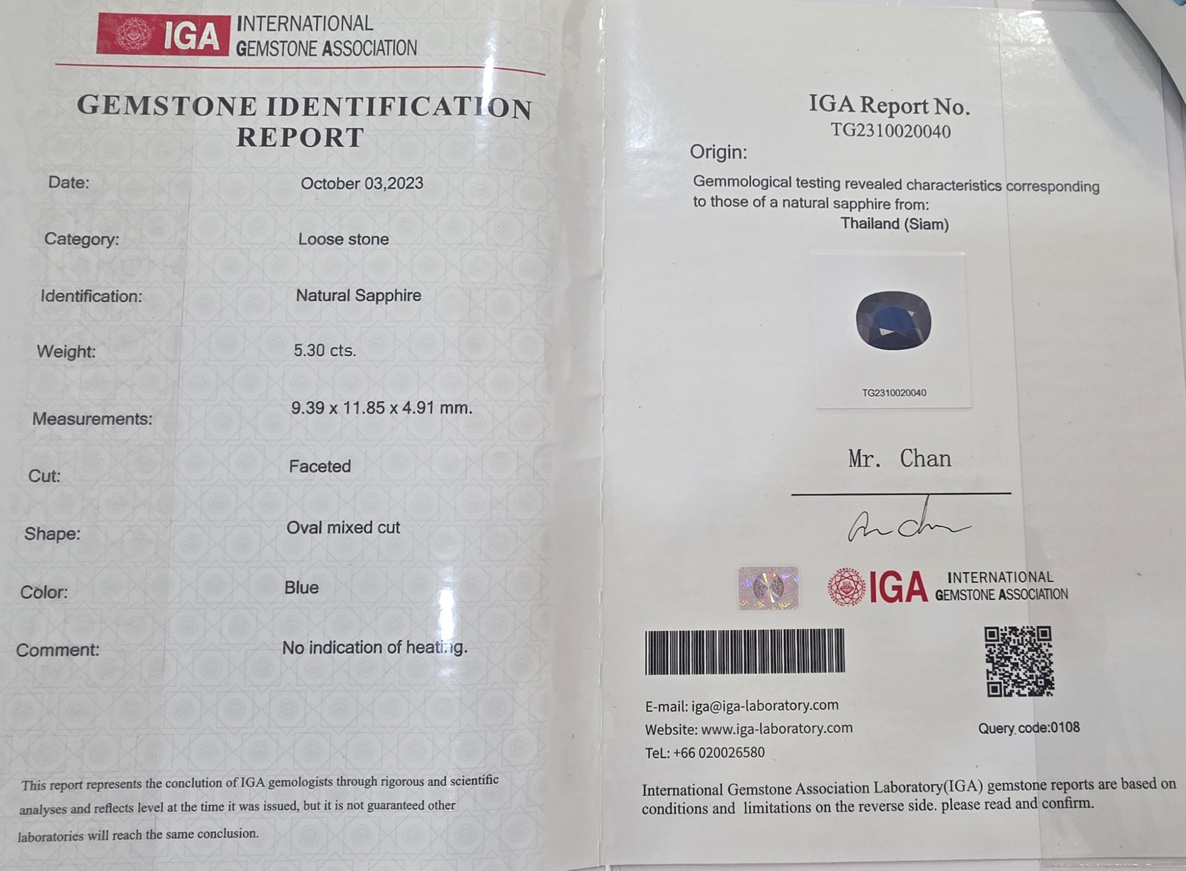 NATURAL BLUE SAPPHIRE - Image 6