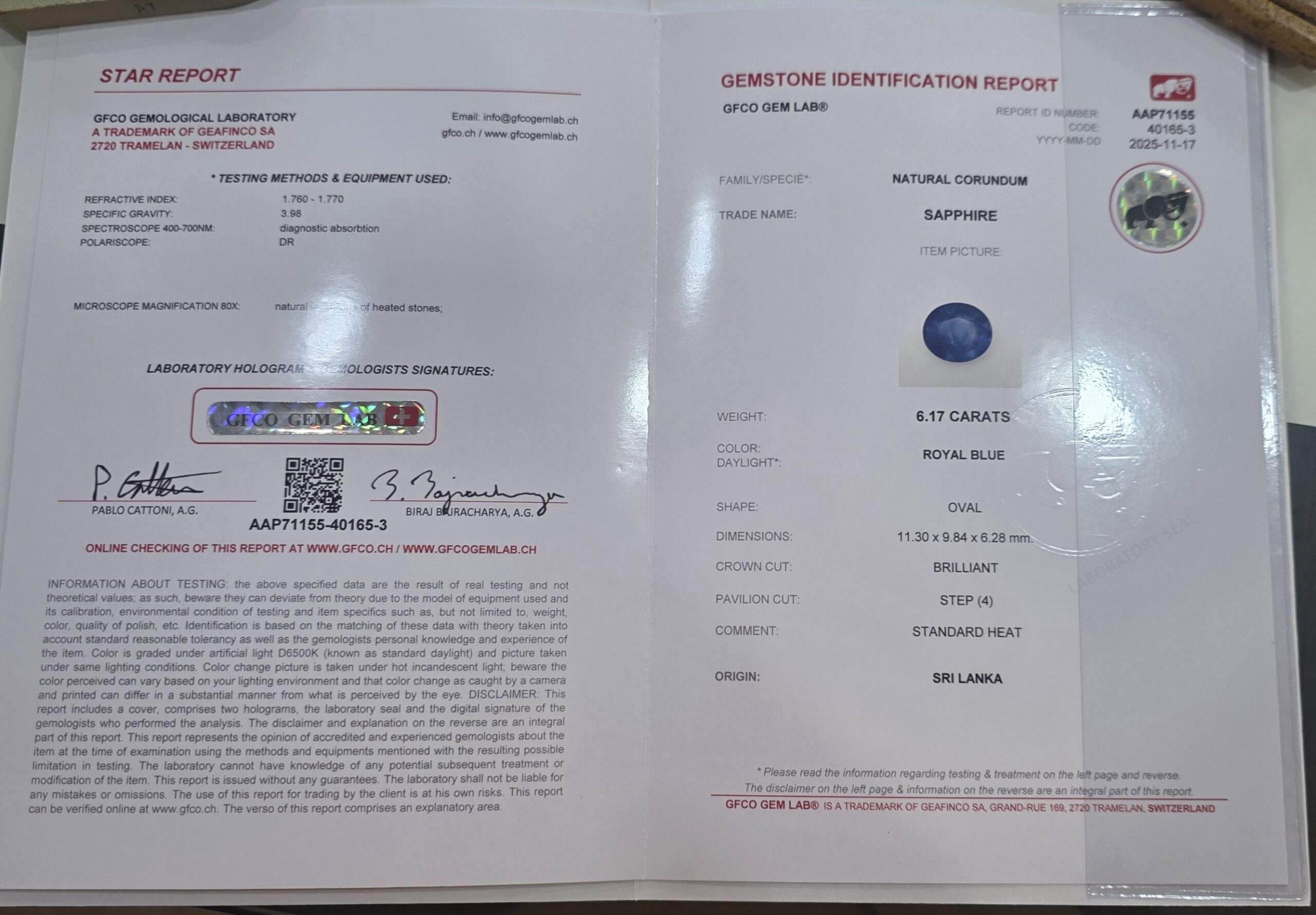 NATURAL BLUE SAPPHIRE - Image 6