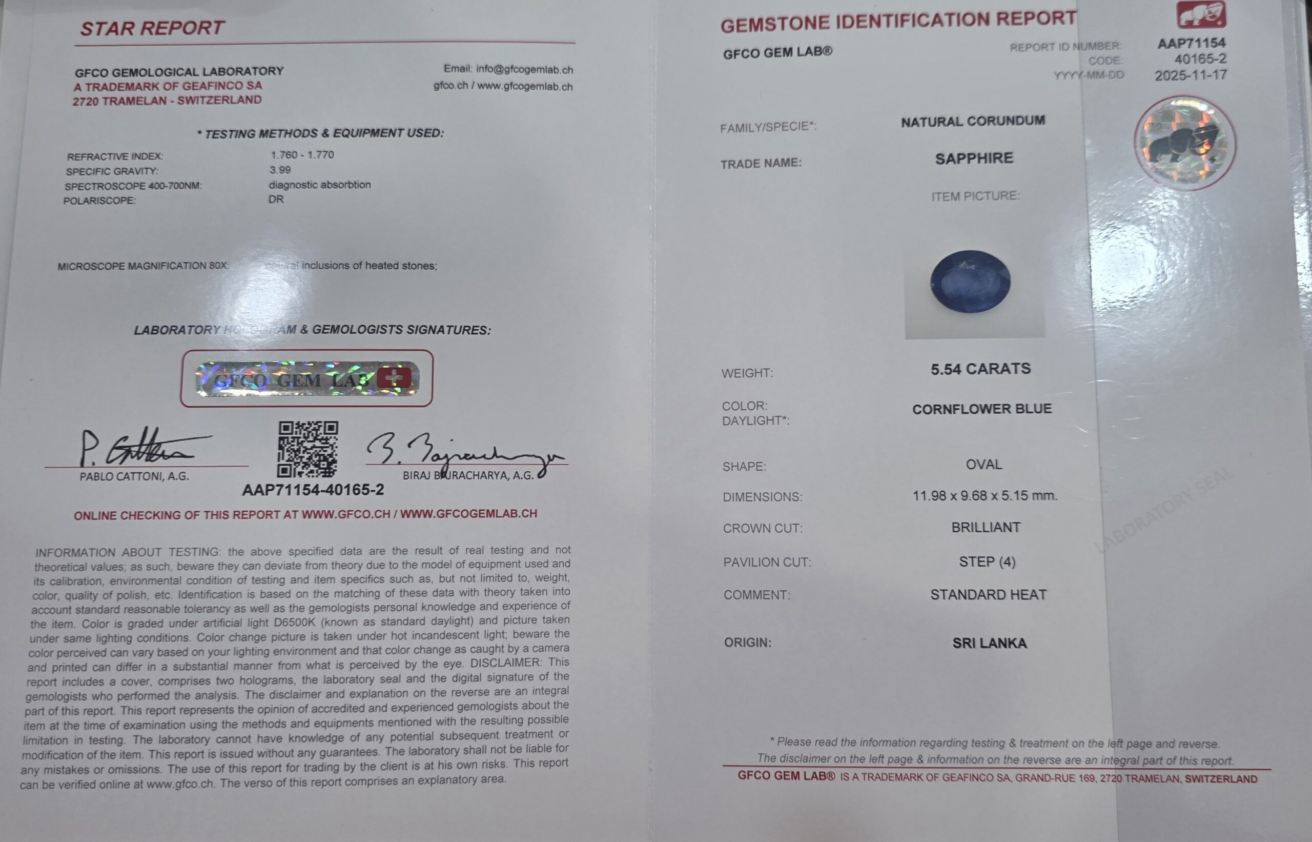 NATURAL BLUE SAPPHIRE - Image 4