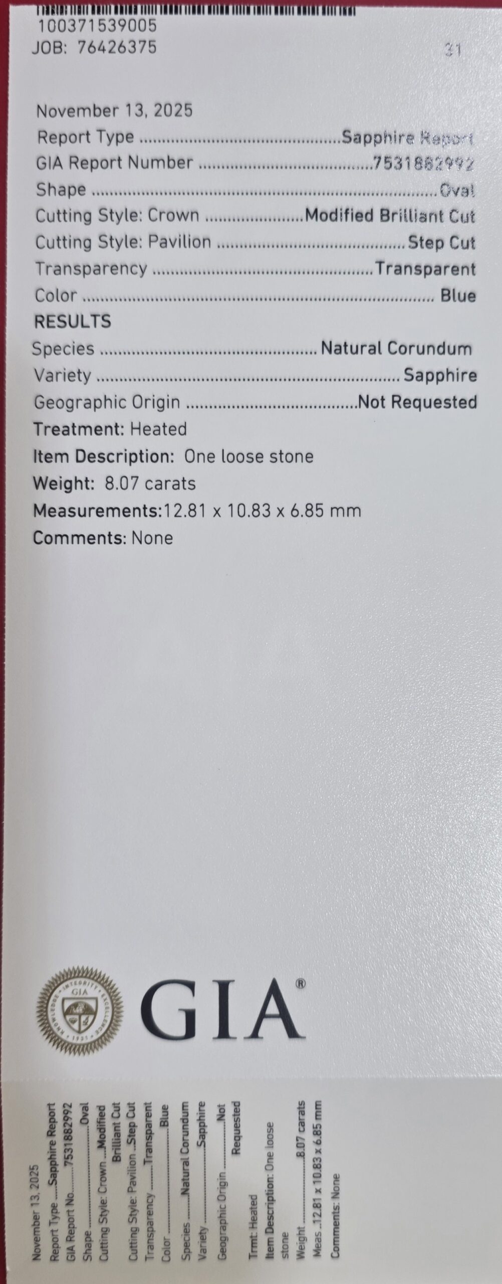 NATURAL BLUE SAPPHIRE - Image 8