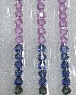 NATURAL MULTI SAPPHIRE STRIPS
